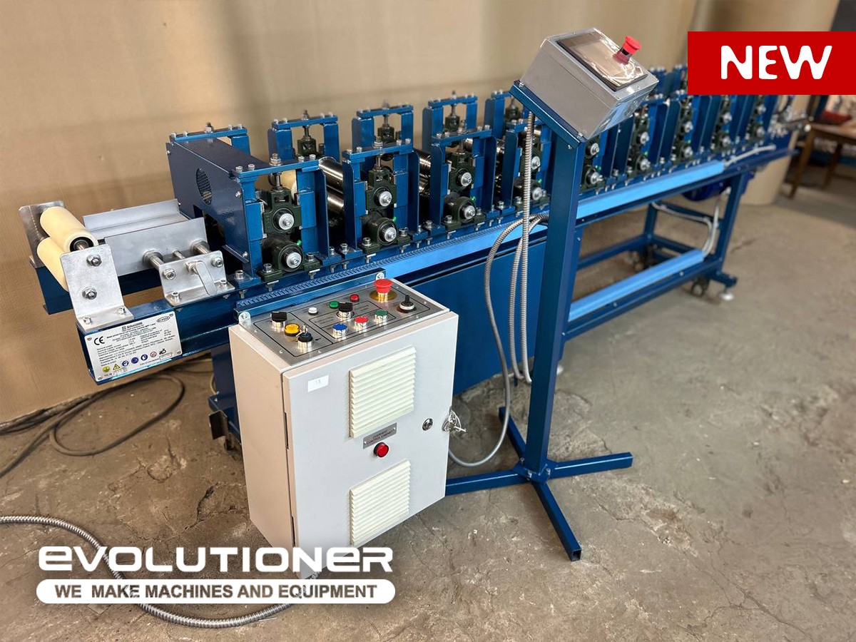 NEW! Line for producing metal fence profile MPF-1 auto with manual decoiler