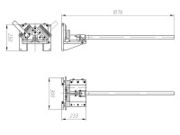 Notching machine NM-2 for façade cassettes