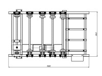 Profiling machine FM for double standing seam panels