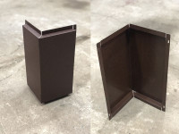 Punching press for facade corner cassettes