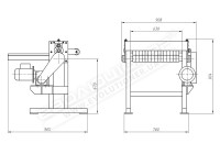 Ribbed panel forming machine RPFM