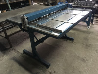Sheet metal slitting machine (slitter machine) 4 STRIPS