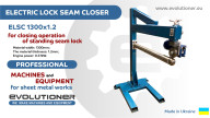 Electric lock seam closer ELSC 1300x1.2 working video