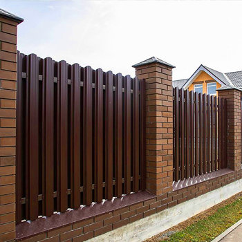 Infill with rectangular picket profiles